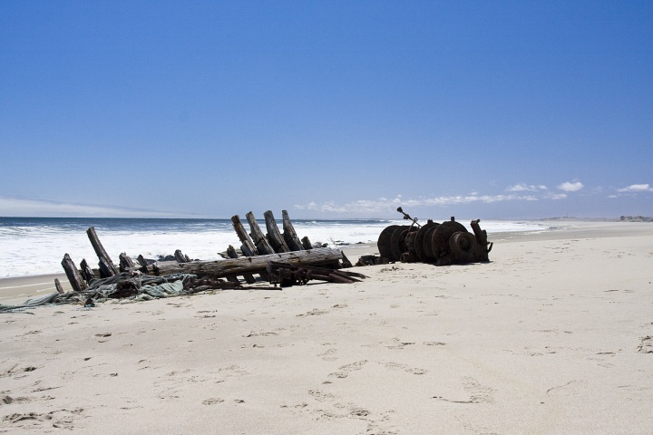 Schiffswrack - eines von Unzähligen an der Skeleton Coast